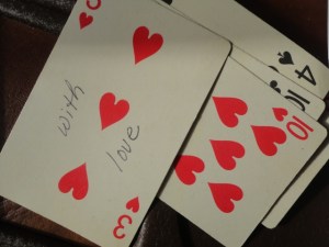 Someone's poker poetry hand